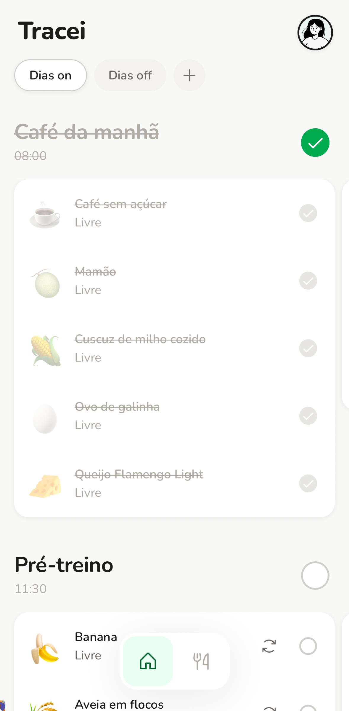 Screenshot do app Tracei